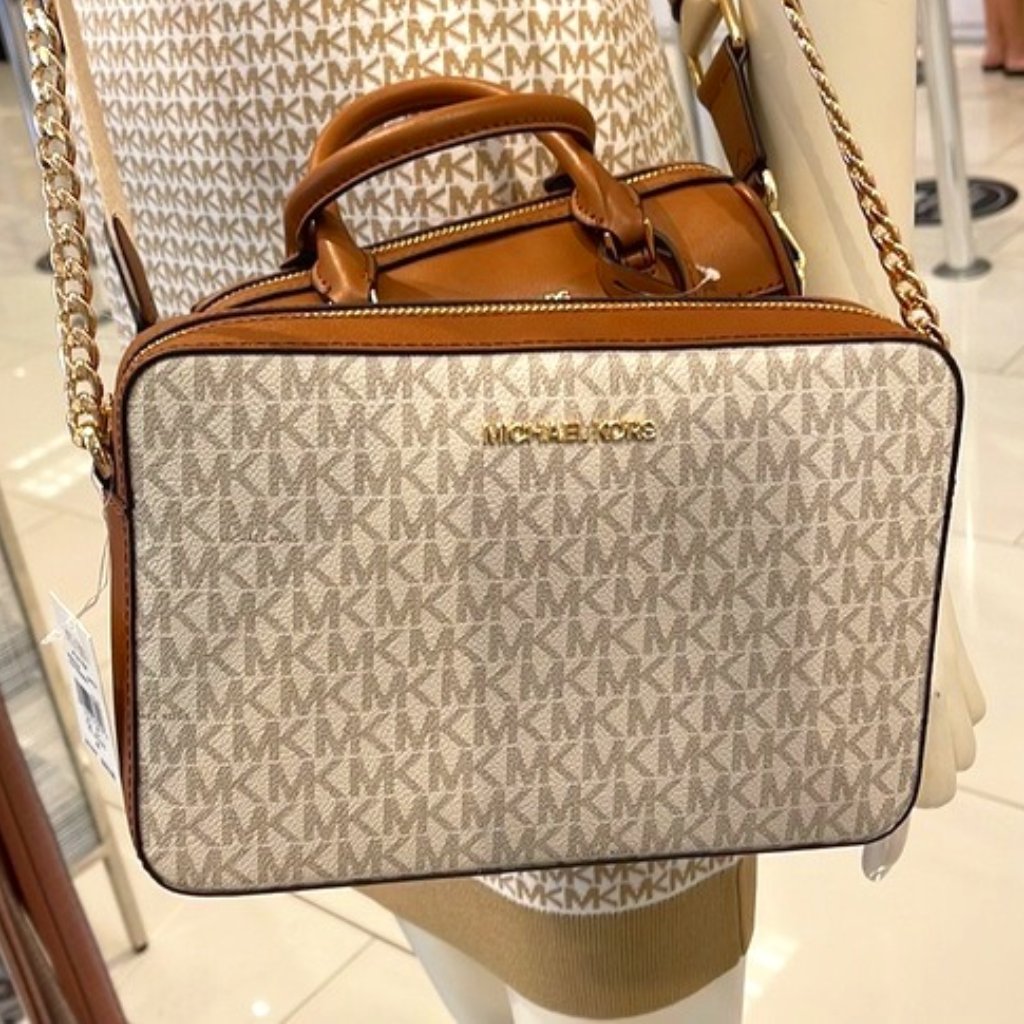 Michael Kors Jet Set Item Large Ew Crossbody Vanilla